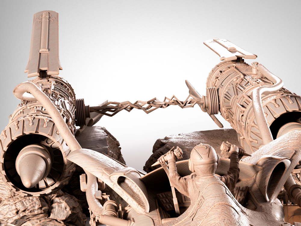 Anakin Race Pod - Sculpture