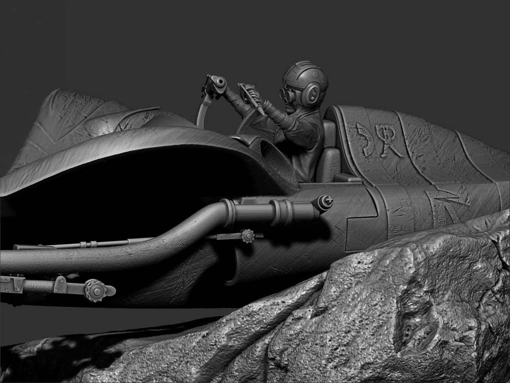 Anakin Race Pod - Sculpture
