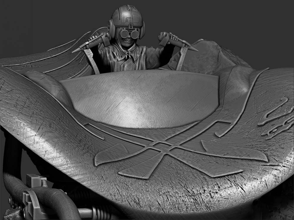 Anakin Race Pod - Sculpture