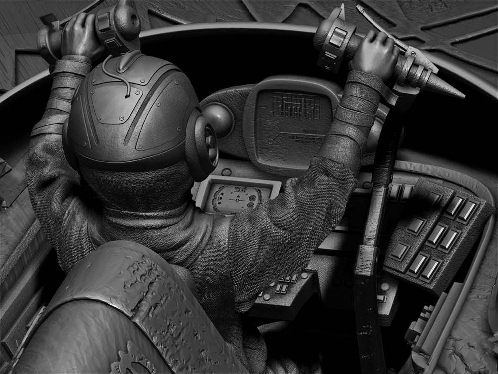 Anakin Race Pod - Sculpture