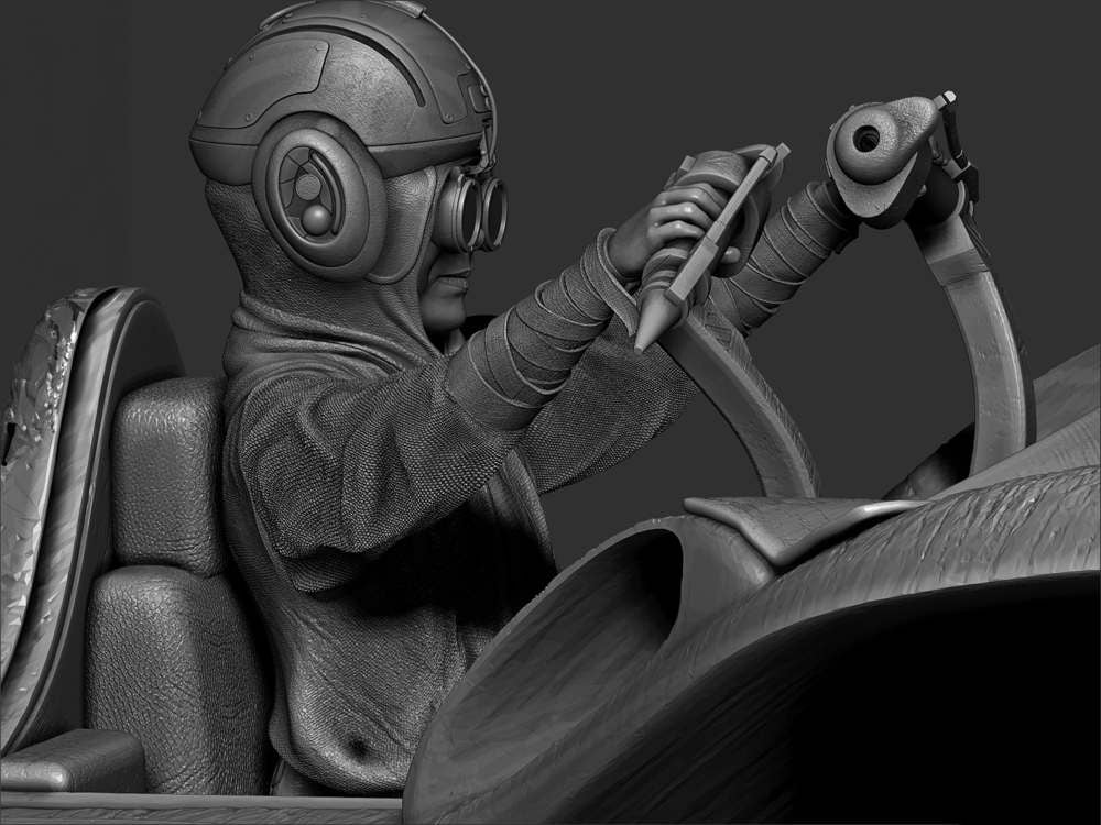 Anakin Race Pod - Sculpture