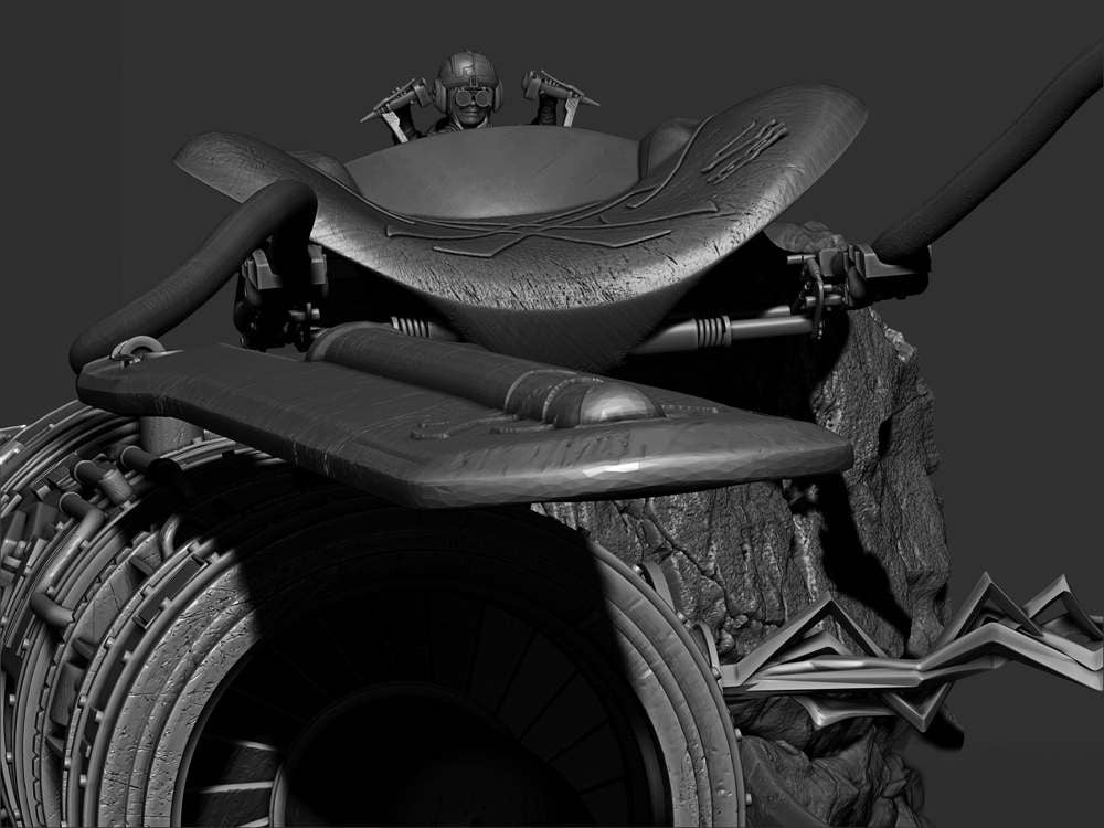 Anakin Race Pod - Sculpture