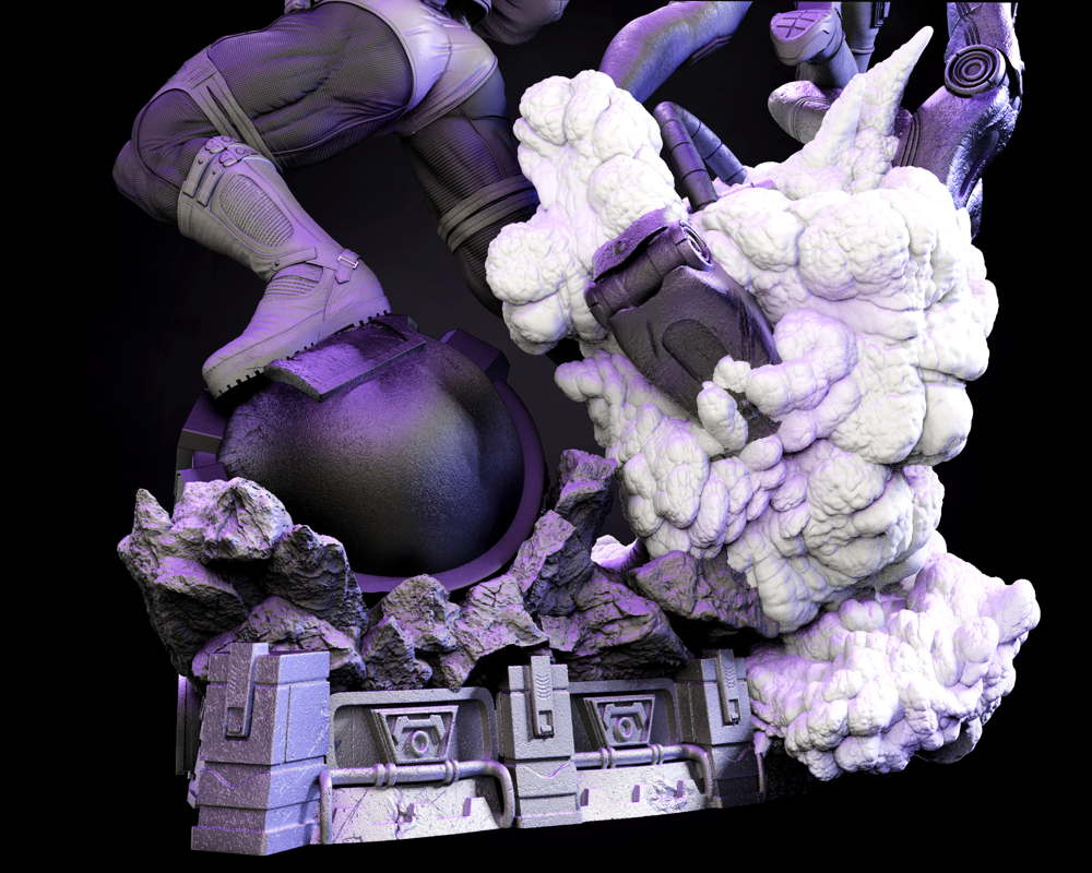 Jean Grey and Cyclops - Diorama