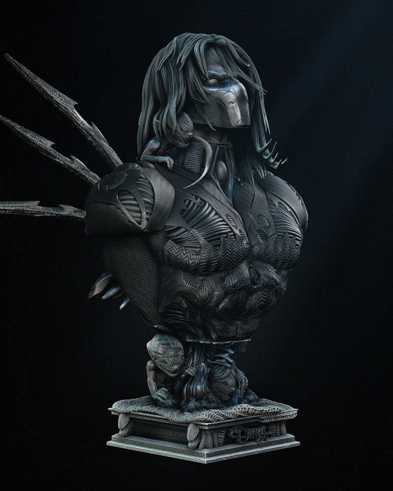 Darkness - Portrait Bust