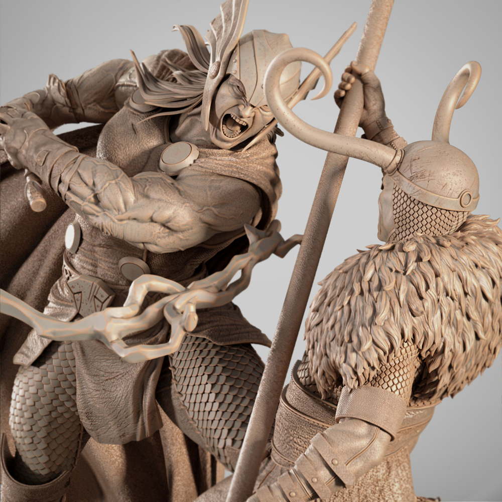 Thor and Loki - Diorama