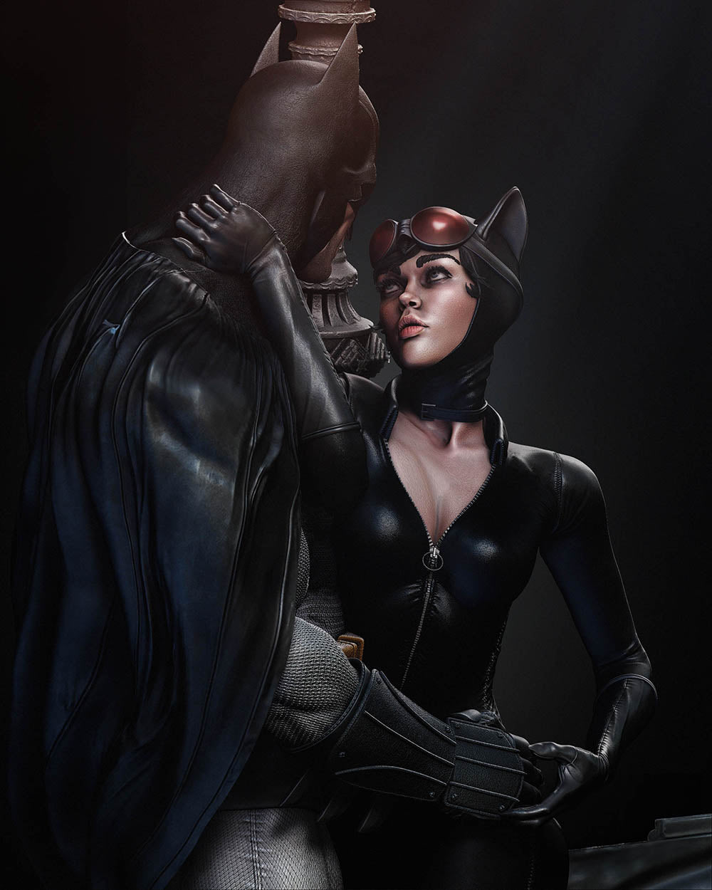 Batman and Catwoman - Diorama