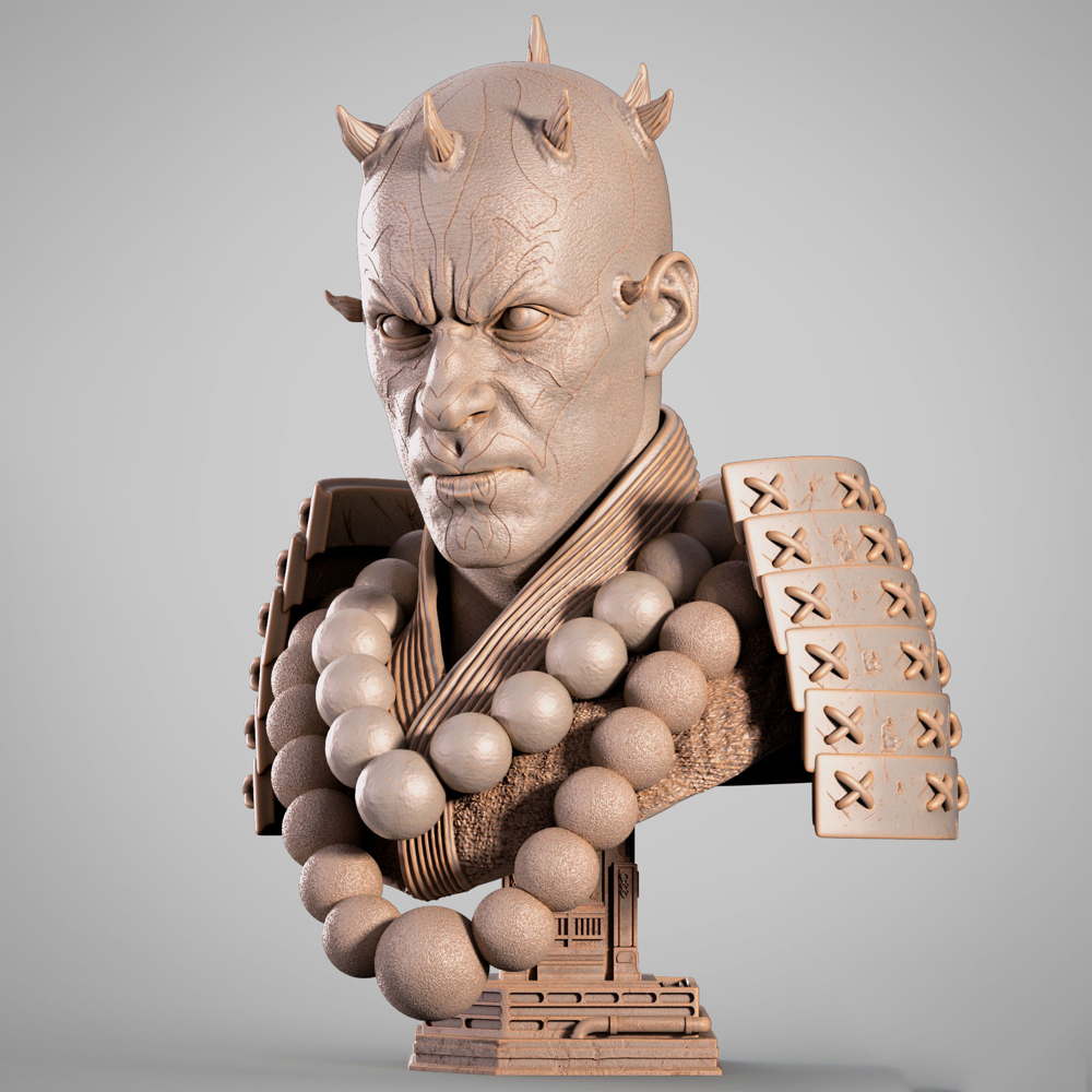 Darth Maul Samurai - Portrait Bust