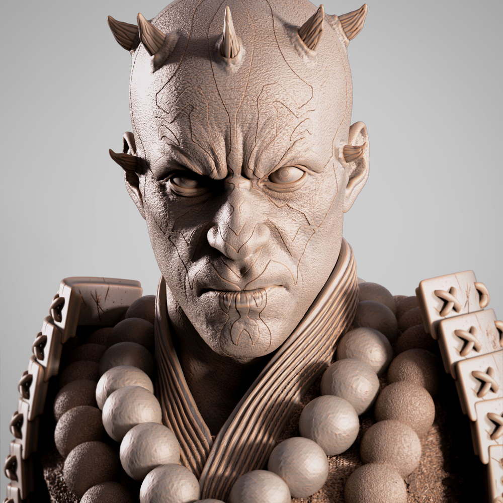 Darth Maul Samurai - Portrait Bust