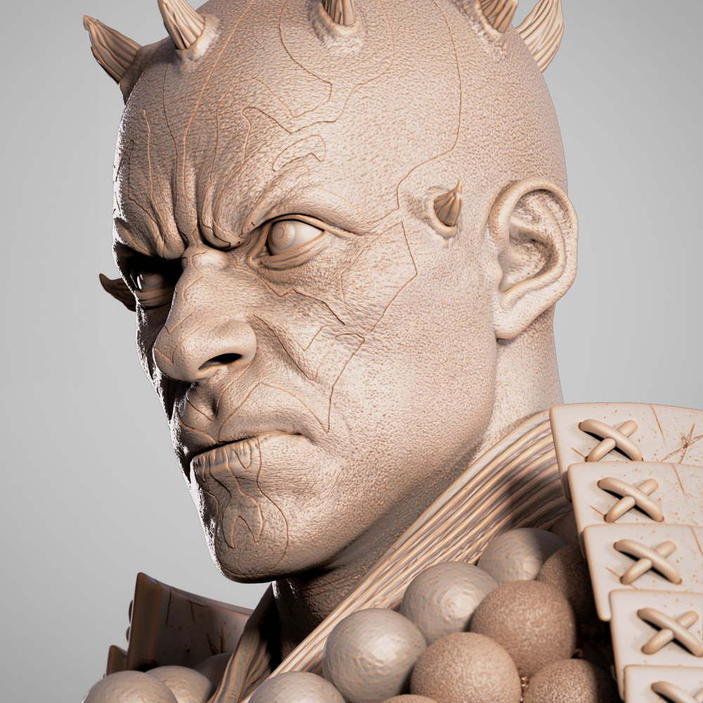 Darth Maul Samurai - Portrait Bust