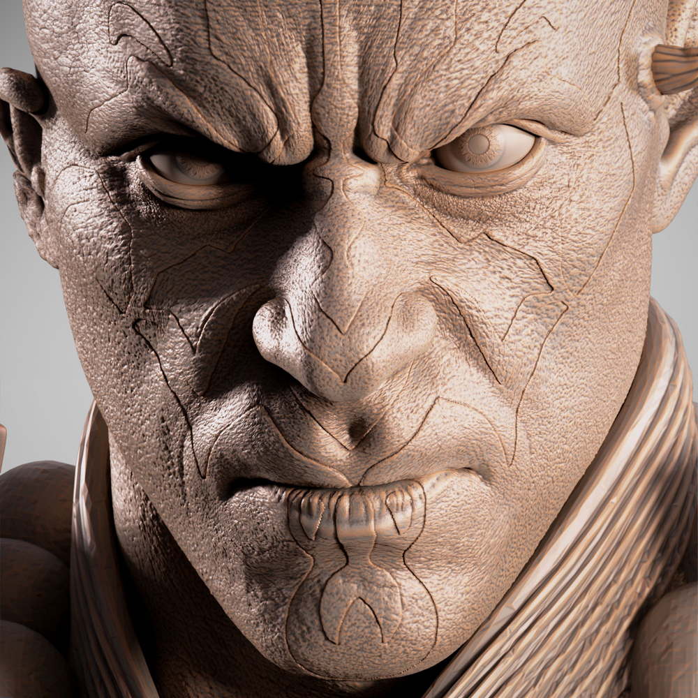 Darth Maul Samurai - Portrait Bust
