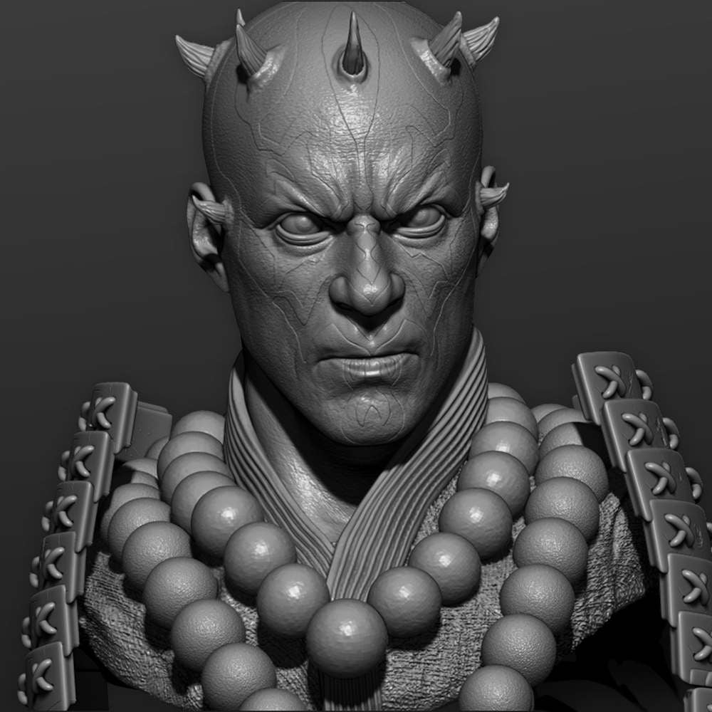 Darth Maul Samurai - Portrait Bust
