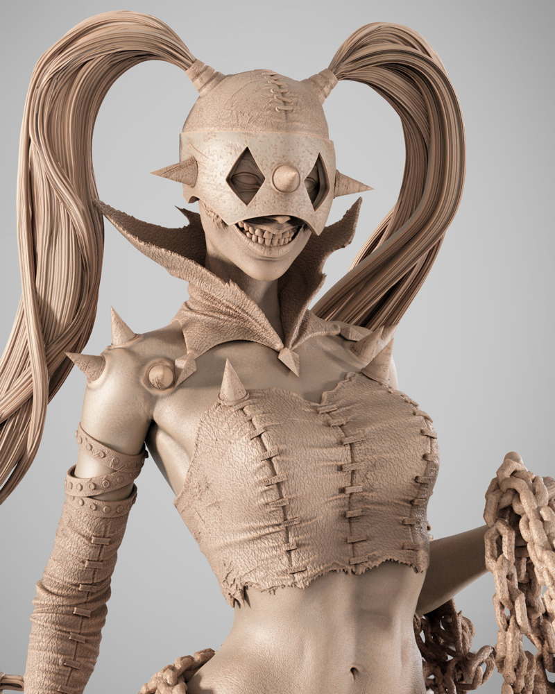 Harley Quinn Who Laughts – Sculpture