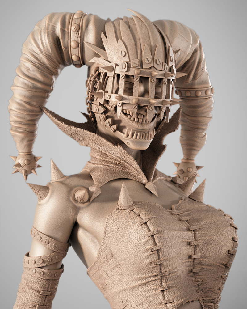 Harley Quinn Who Laughts – Sculpture