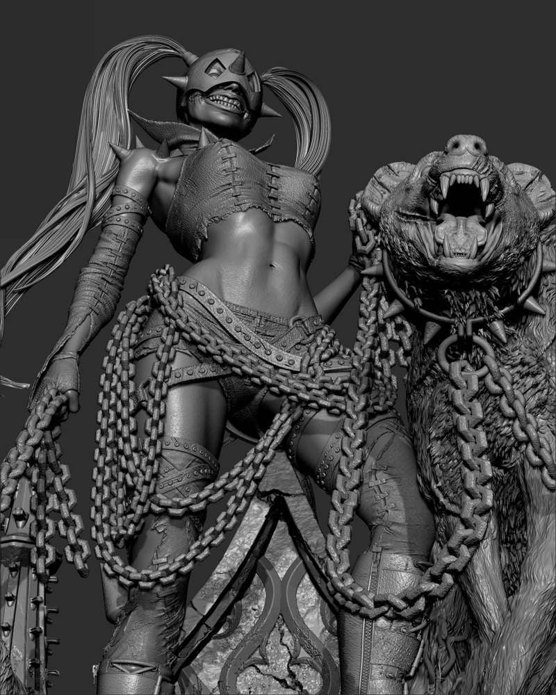 Harley Quinn Who Laughts – Sculpture