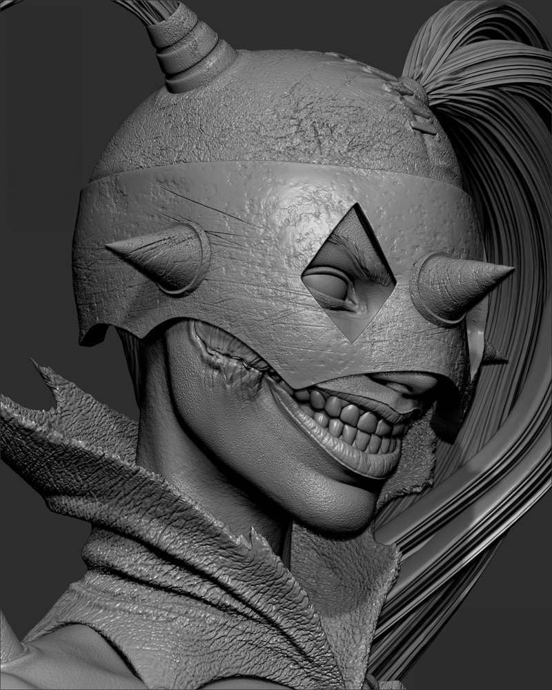 Harley Quinn Who Laughts – Sculpture