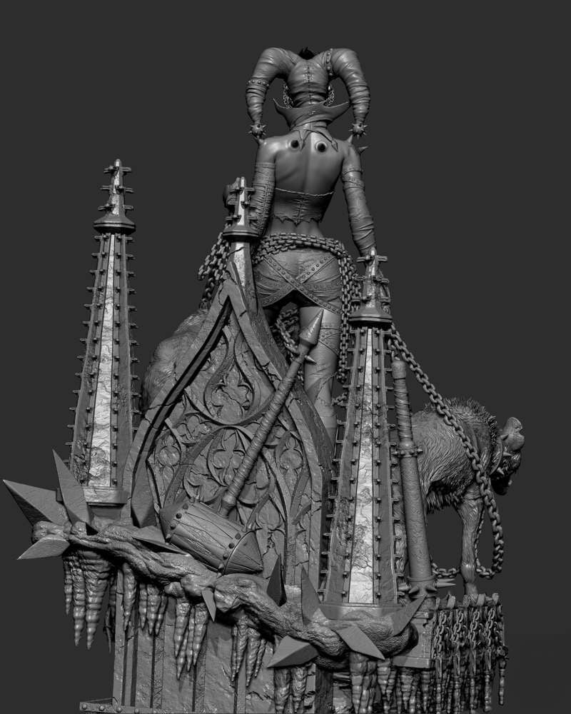 Harley Quinn Who Laughts – Sculpture