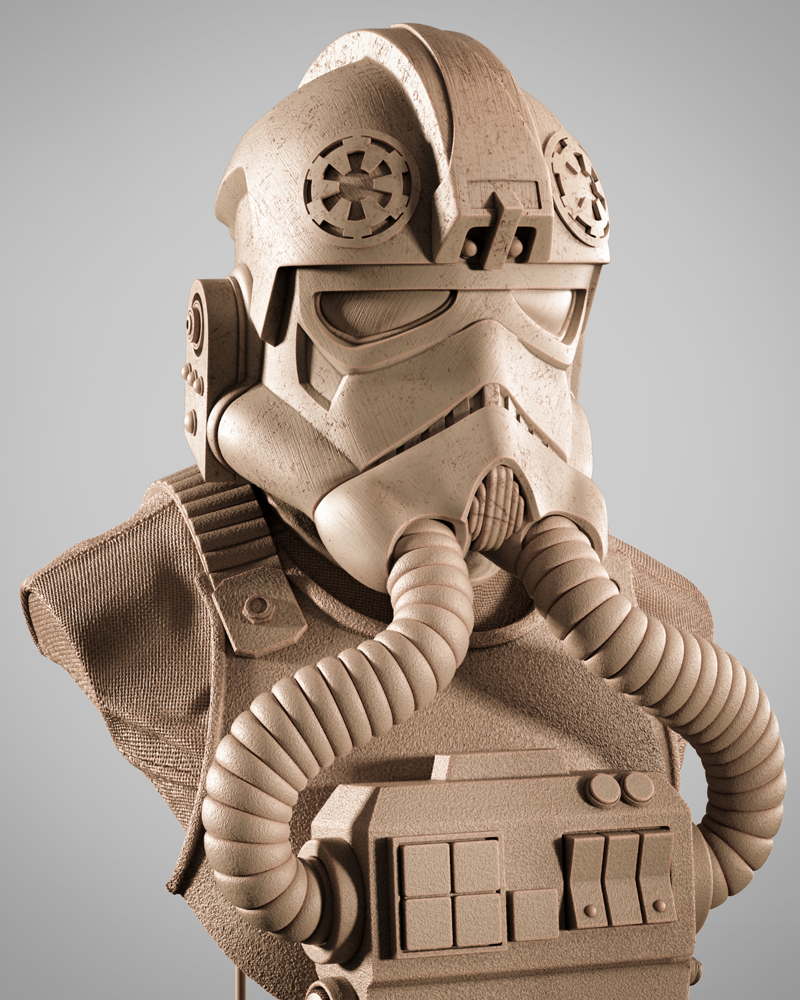 Elite Tie Fighter – Portrait Bust