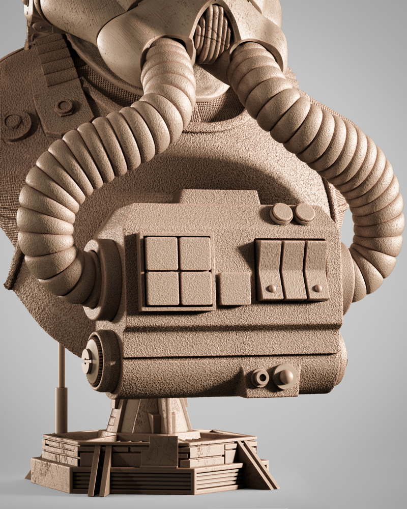 Elite Tie Fighter – Portrait Bust