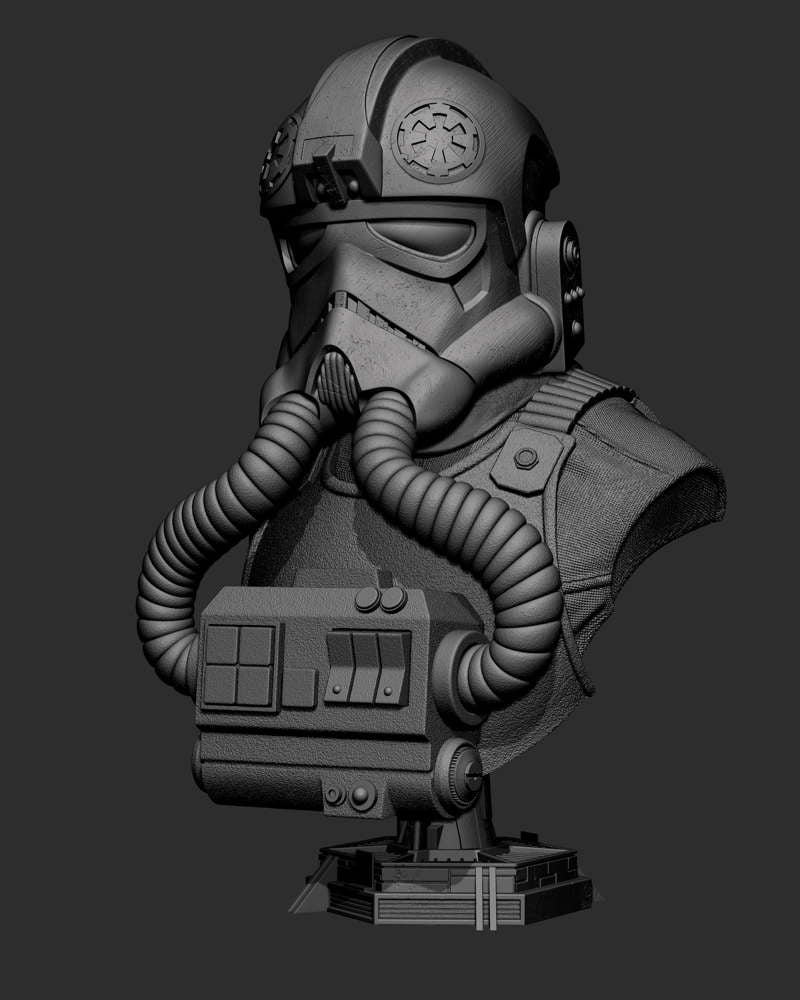 Elite Tie Fighter – Portrait Bust