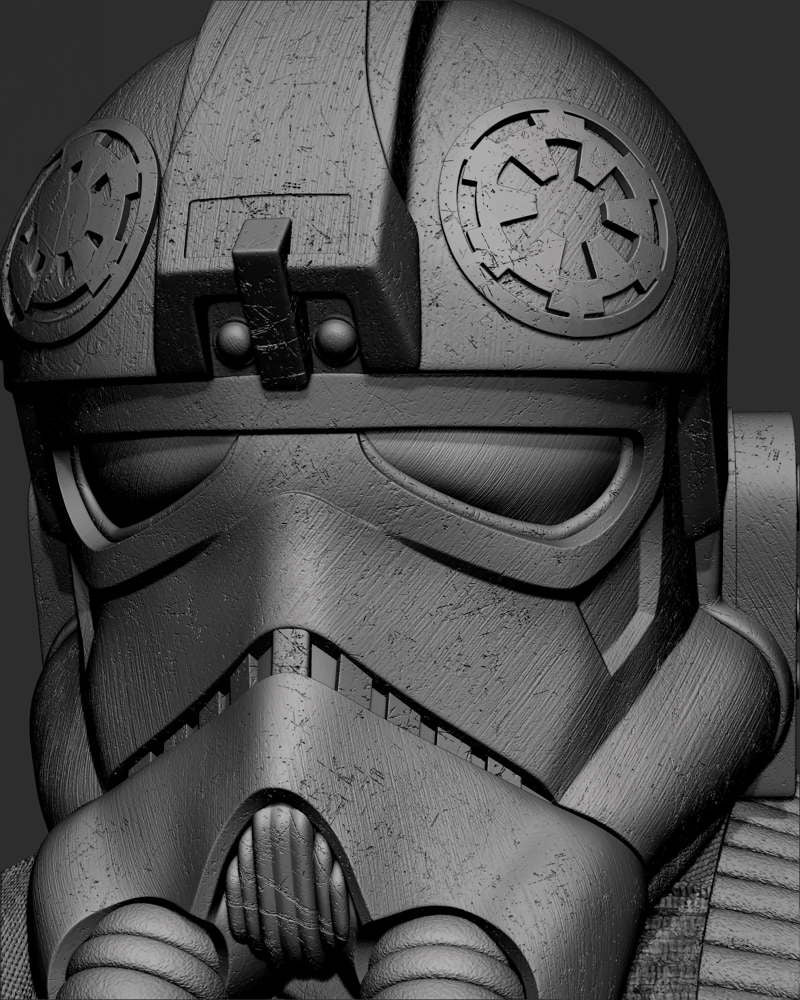 Elite Tie Fighter – Portrait Bust