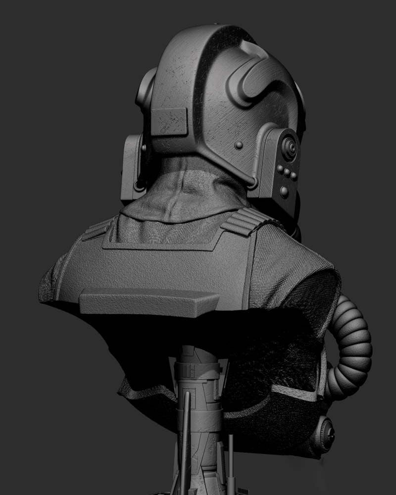 Elite Tie Fighter – Portrait Bust