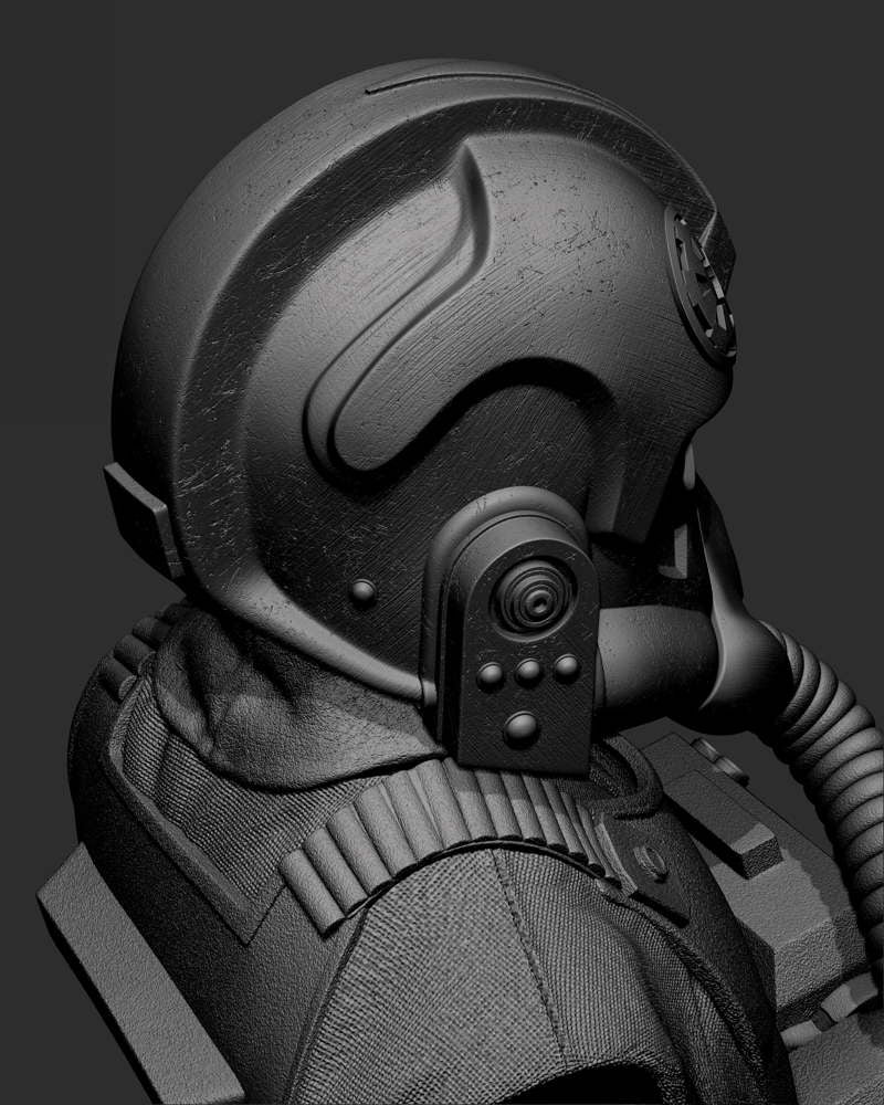 Elite Tie Fighter – Portrait Bust