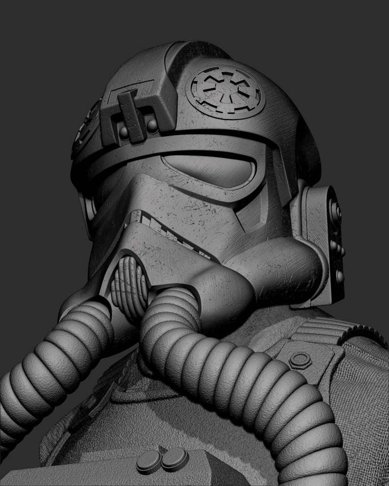 Elite Tie Fighter – Portrait Bust