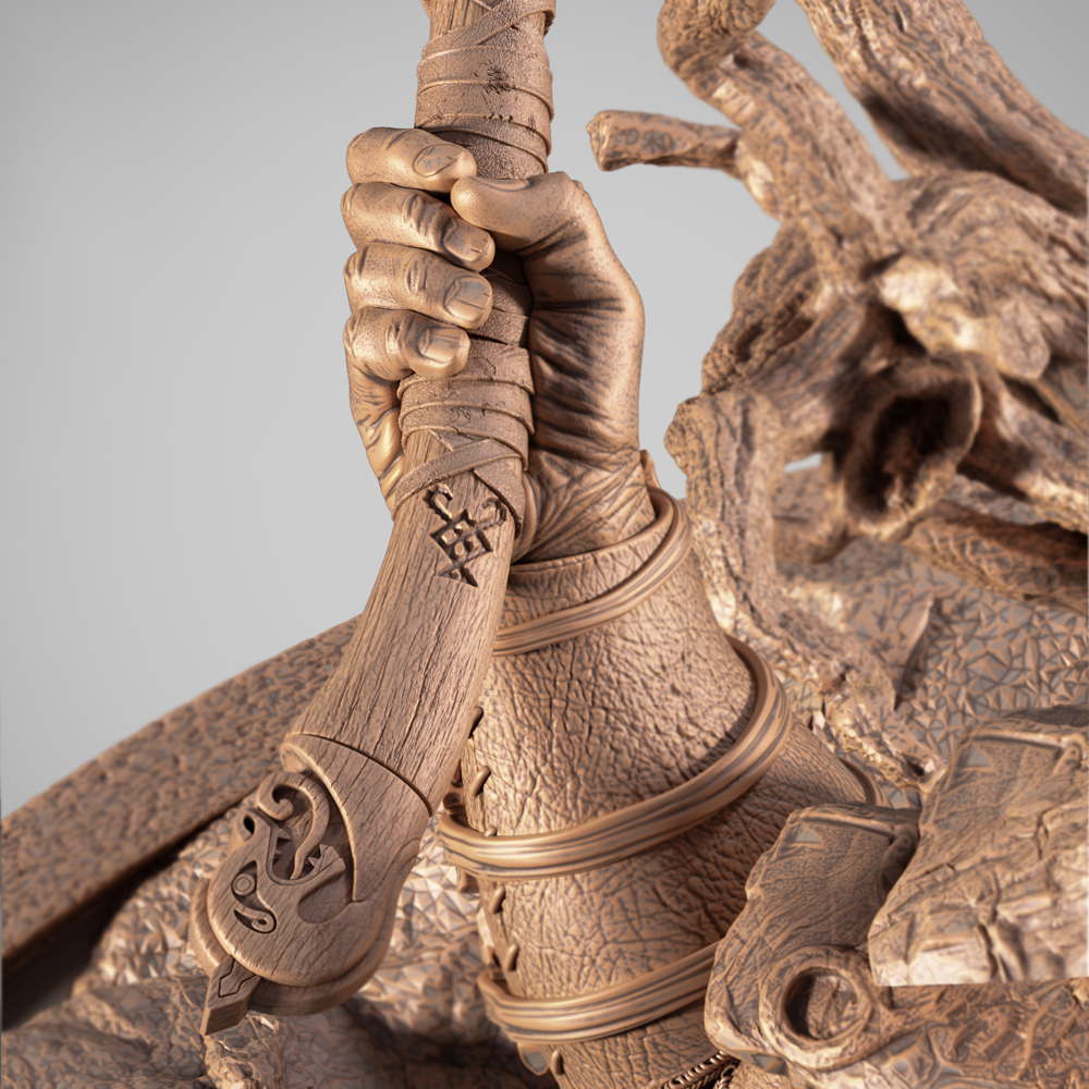 Kratos - Sculpture