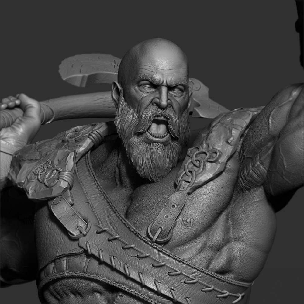 Kratos - Sculpture