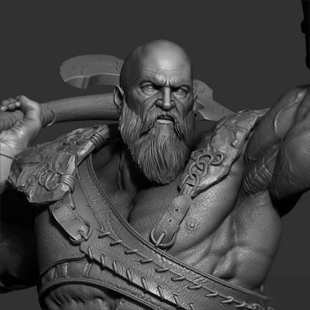 Kratos - Sculpture