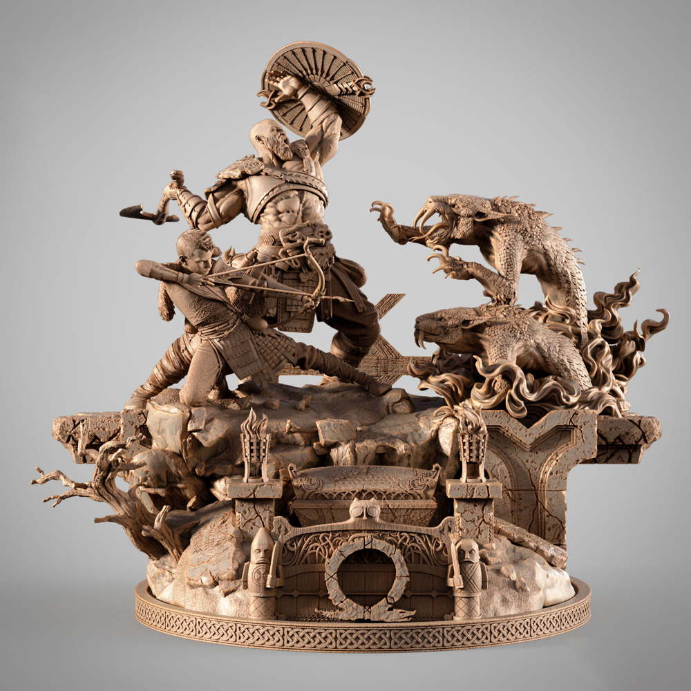 God Of War 4 - Diorama