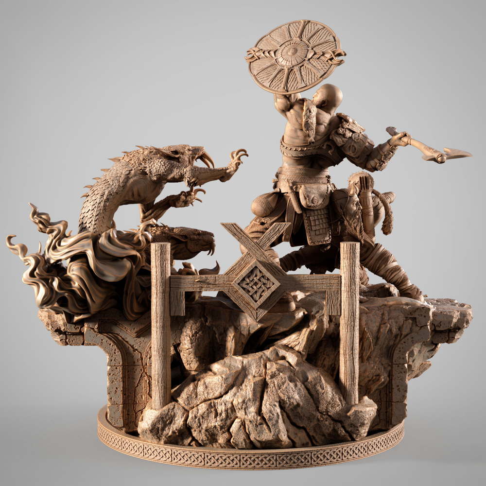 God Of War 4 - Diorama