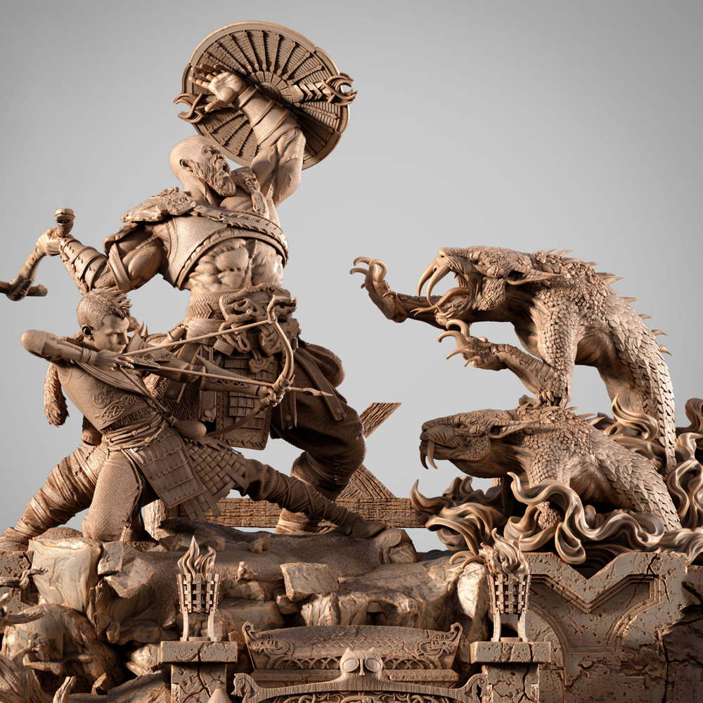 God Of War 4 - Diorama