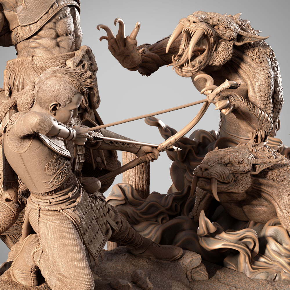 God Of War 4 - Diorama