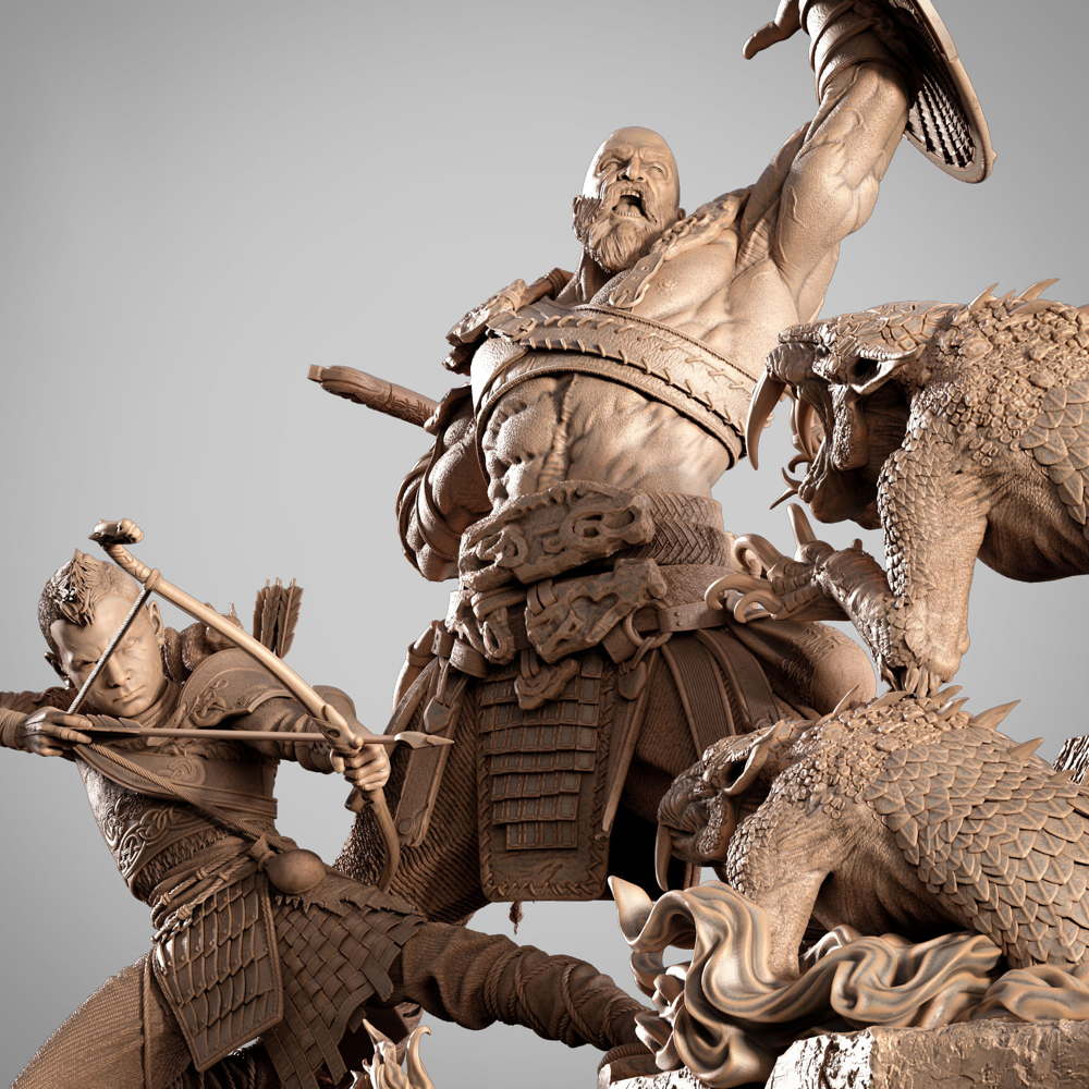 God Of War 4 - Diorama
