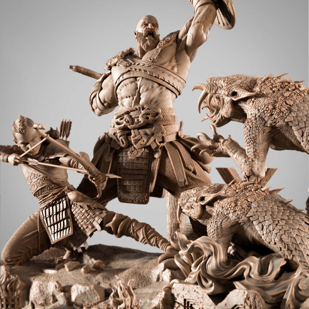 God Of War 4 - Diorama