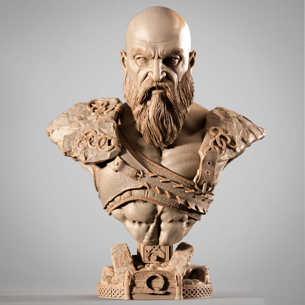Kratos - Portrait Bust