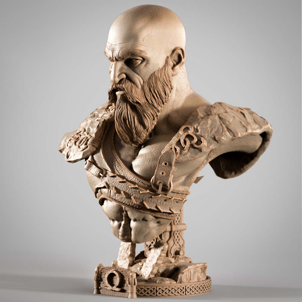 Kratos - Portrait Bust