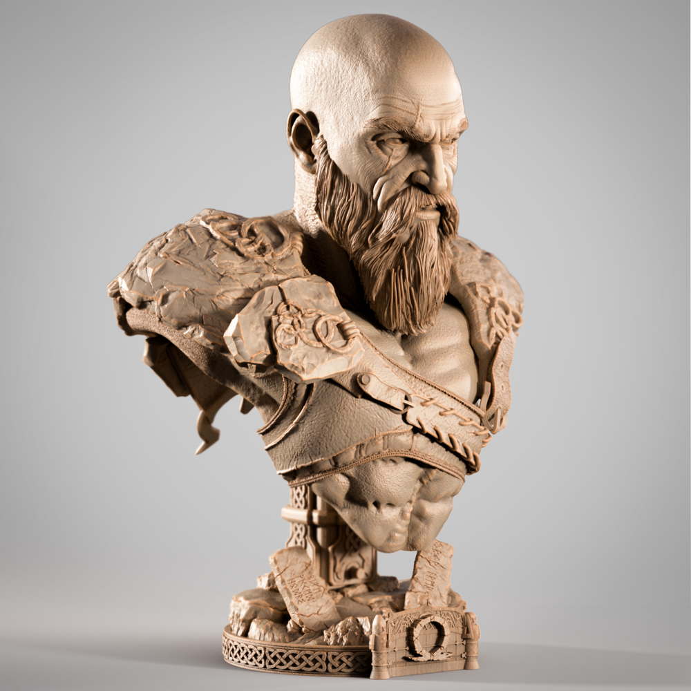 Kratos - Portrait Bust