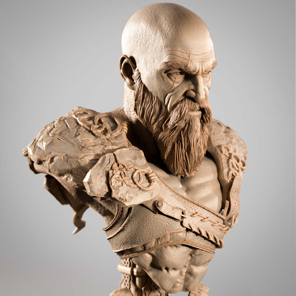 Kratos - Portrait Bust