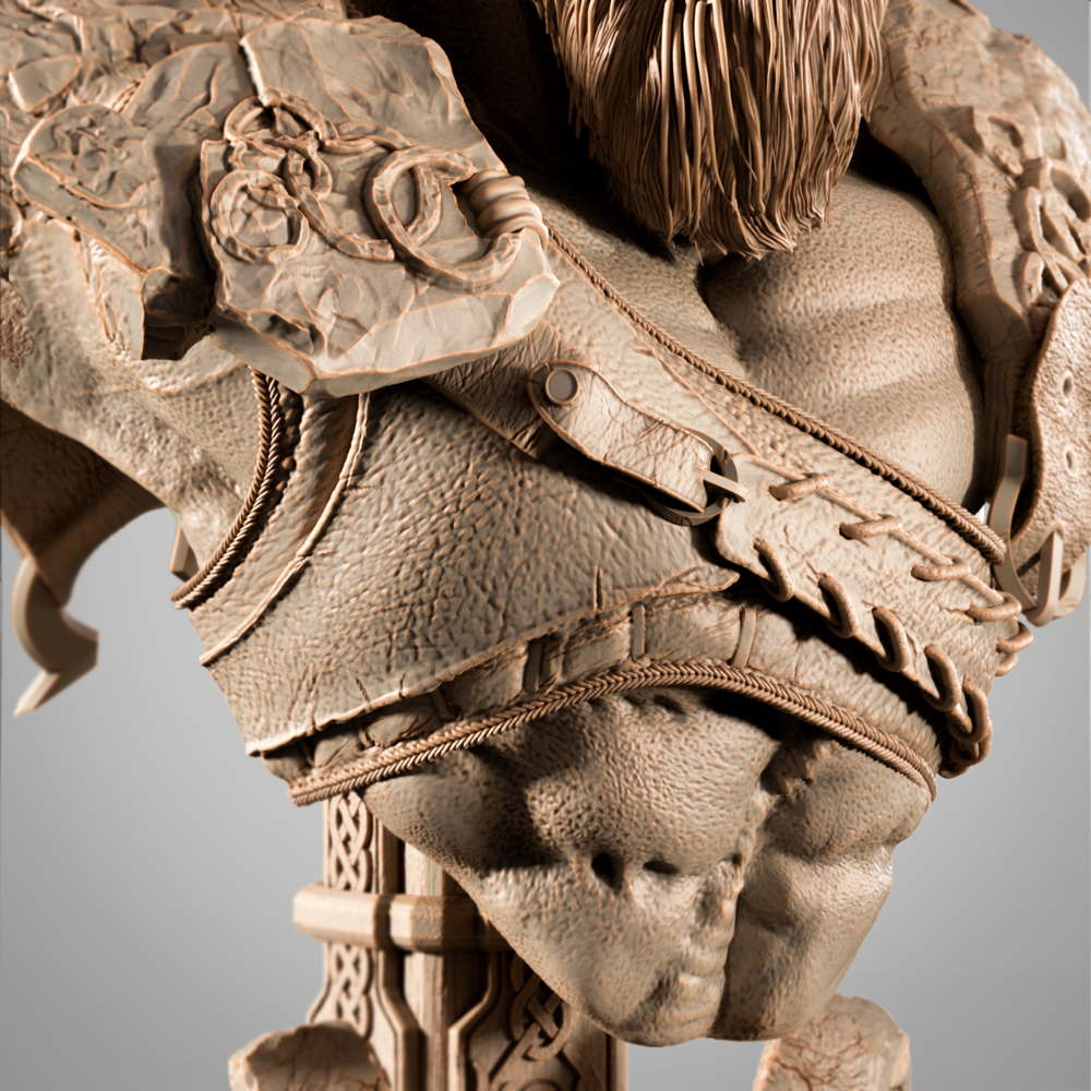 Kratos - Portrait Bust
