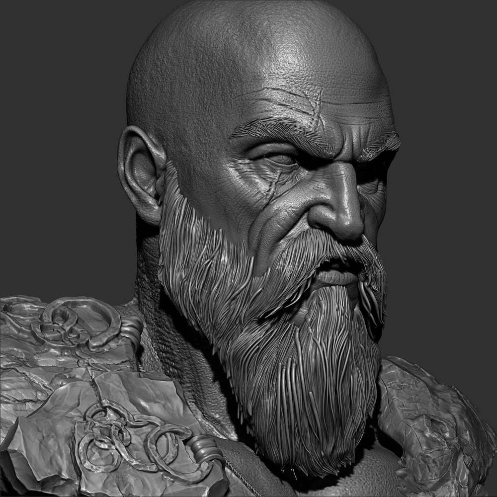 Kratos - Portrait Bust