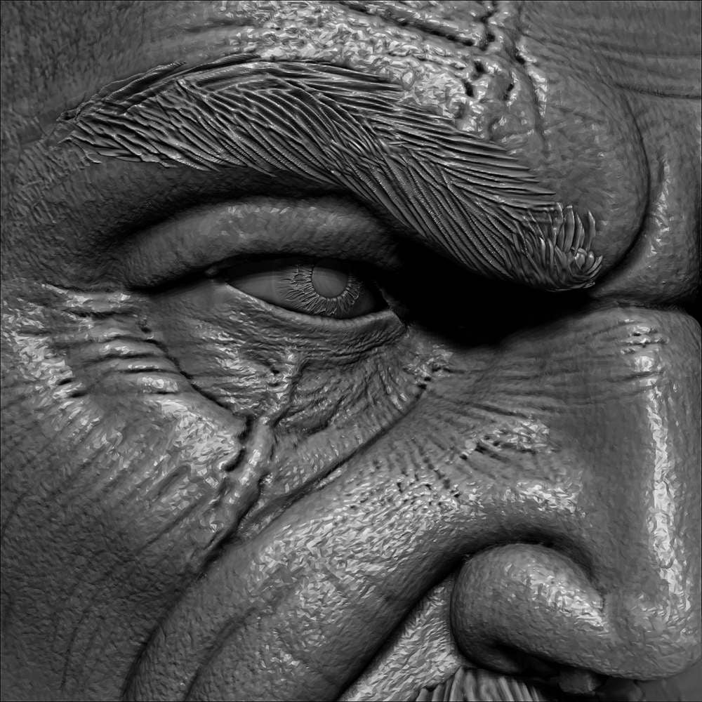 Kratos - Portrait Bust