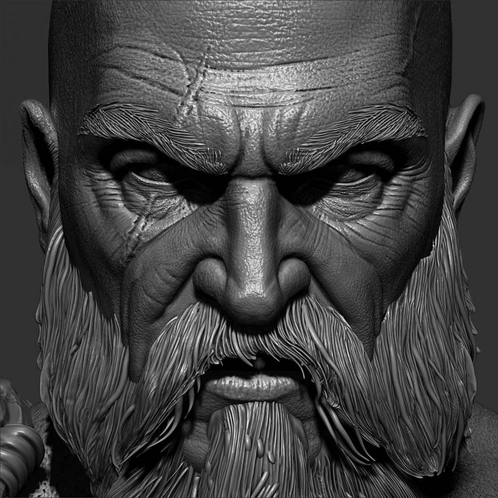 Kratos - Portrait Bust