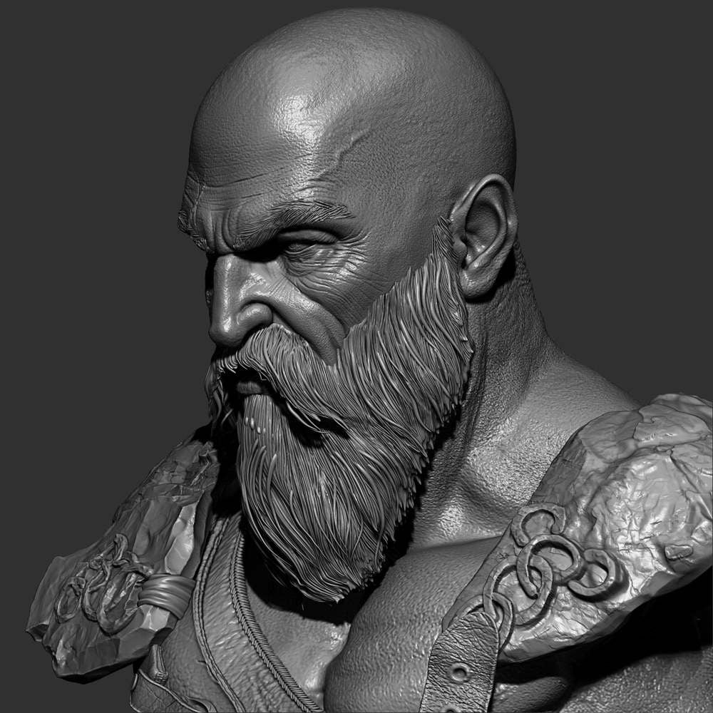 Kratos - Portrait Bust