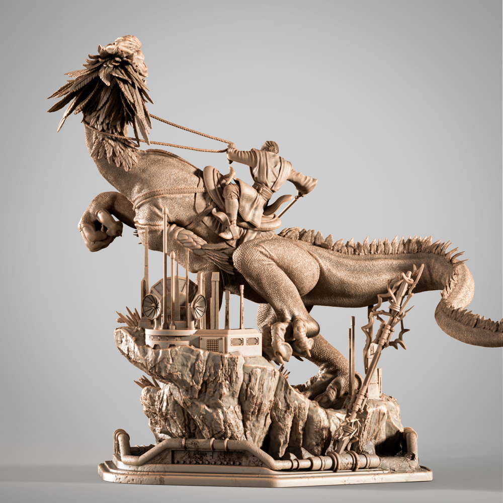 Obi Wan on Boga - Sculpture
