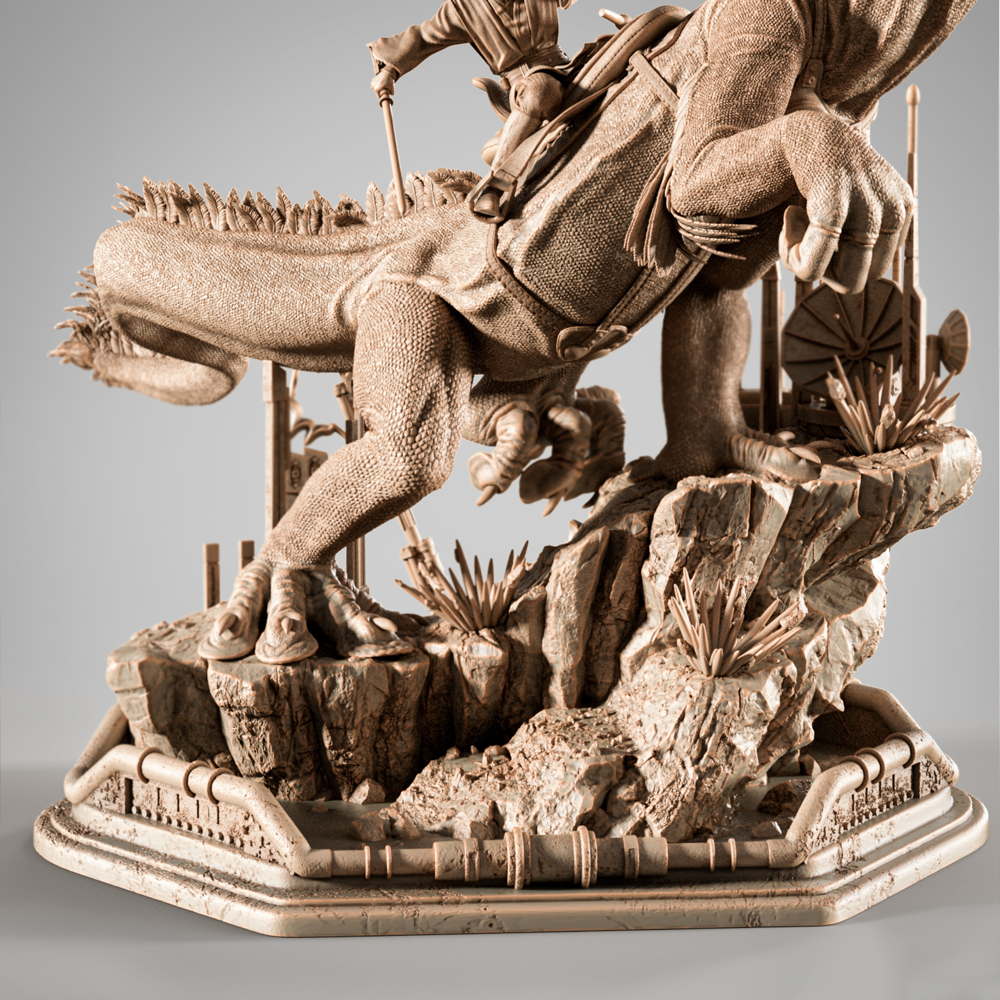 Obi Wan on Boga - Sculpture