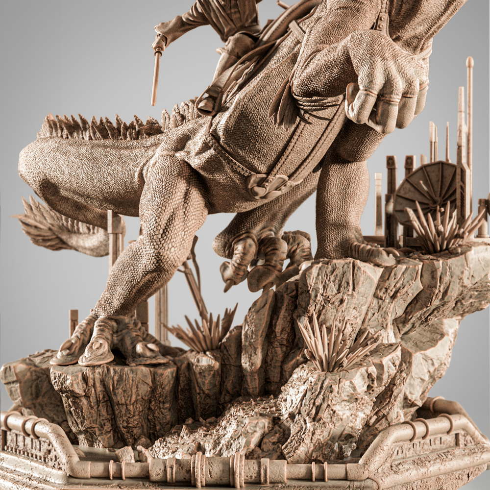 Obi Wan on Boga - Sculpture