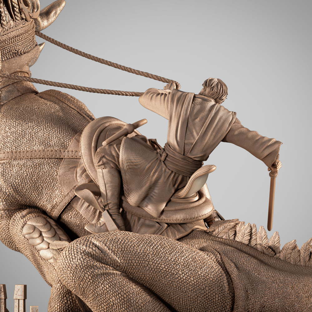 Obi Wan on Boga - Sculpture