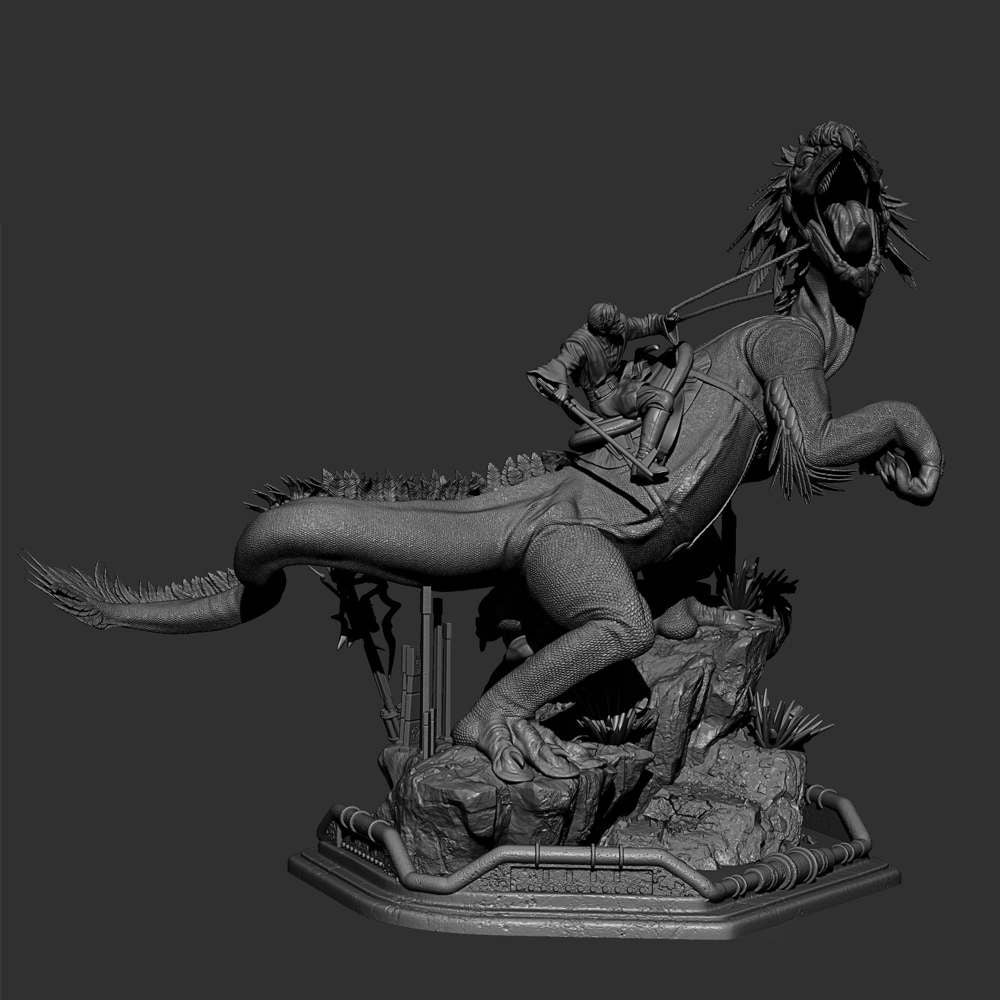 Obi Wan on Boga - Sculpture